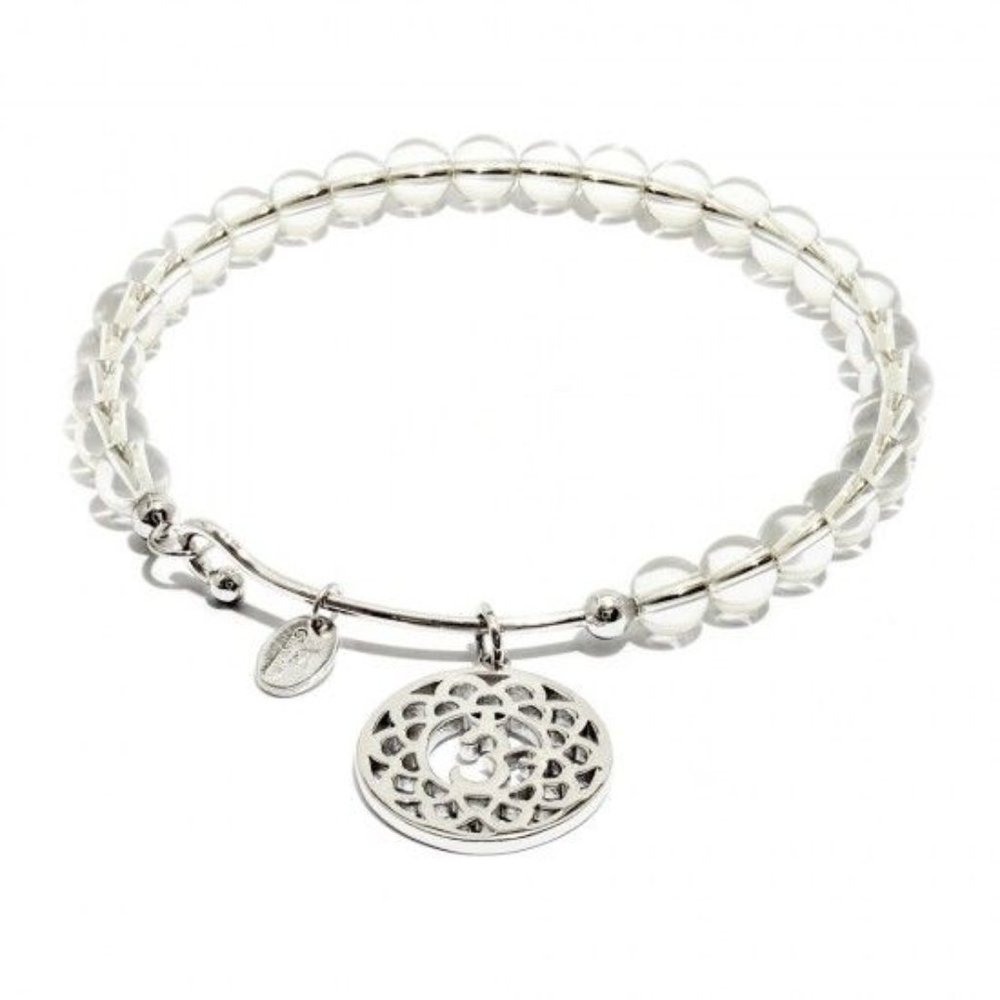 Chrysalis Chakra Chakra White Crystal Crown Bangle